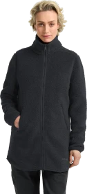 Jack Wolfskin High Curl Coat Funktionsmantel schwarz (Junior)
