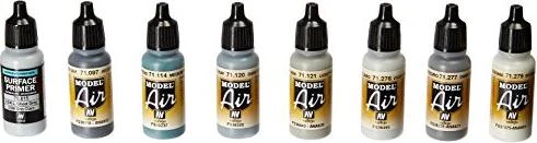 Vallejo Model Air Air War Color Series US Navy & USMC Colors 1970 to Present Farbset, 8-tlg.