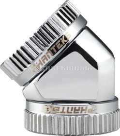 Phanteks Glacier Verbinder für Rohre 45° 16mm chrome
