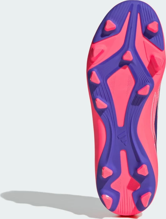 adidas F50 Hyperfast Club FG/MG cloud white/solar purple/solar turbo (Junior)