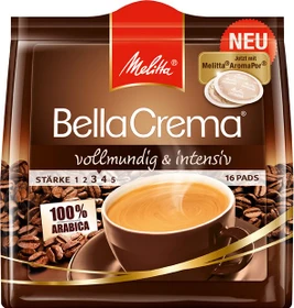 Melitta BellaCrema vollmundig & intensiv Kaffeepads,    16 Stück