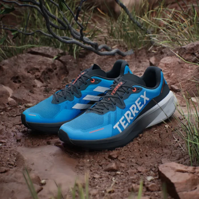 adidas Terrex Agravic 3 pulse blue/grey one/semi impact orange (Herren)