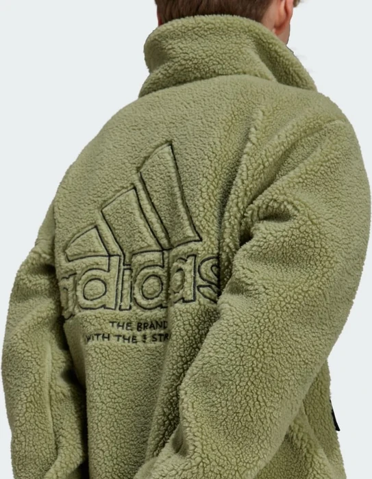 adidas Fleece Funktionsjacke tent green/black (Junior)