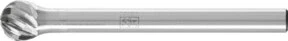 Pferd KUD 0807/6 INOX HM Kugelfräser, (D)5x4x35mm, 1 Stück
