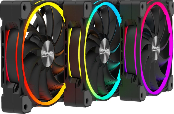 Alpenföhn Wing Boost 3 ARGB High Speed Triple, LED-Steuerung, Fernbedienung, 120mm, 3er-Pack