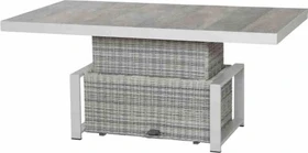 Siena Garden Corido Lifttisch Gartentisch 160x90cm ice grey