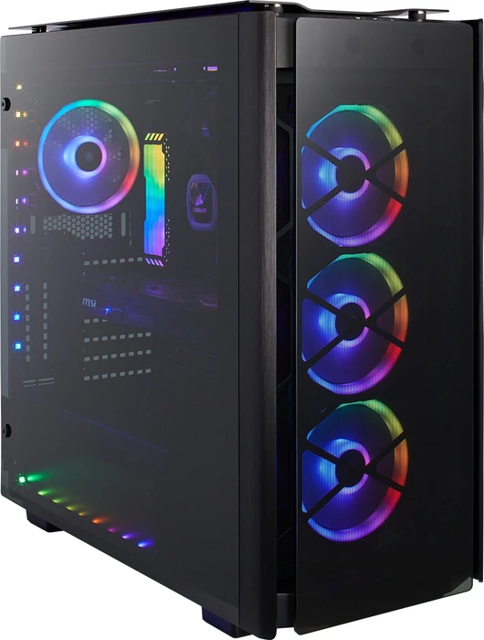 Corsair Obsidian 500D RGB SE, Glasfenster
