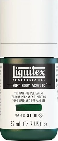 Liquitex Professional Soft Body Acrylic viridian hue permanent, 59ml