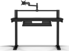 Corsair Platform:4 Schreibtisch 120x76cm schwarz/schwarz
