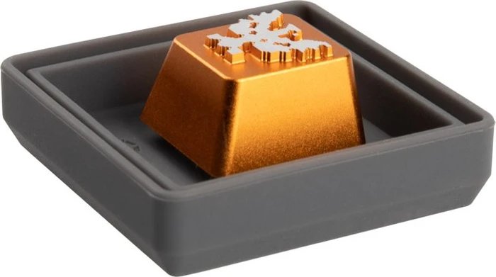 Zomoplus Keycap Battle City Basisstation, Aluminium, gold/weiß, 1 Taste