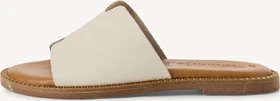 Tamaris Lederpantolette beige (Damen)