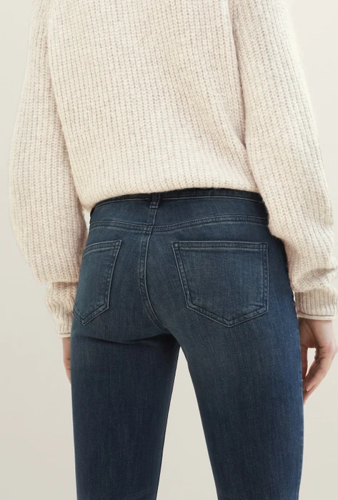Tom Tailor Alexa Straight Jeans Jeans dark stone wash denim (Damen)