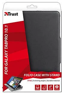 Trust Stile Folio Stand für Galaxy TabPro 10.1, schwarz