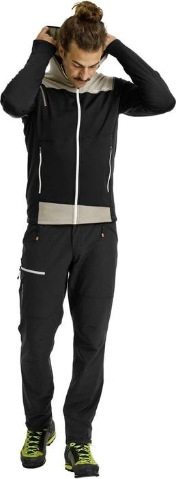 Ortovox Fleece Light Hoody Funktionsjacke black raven (Herren)