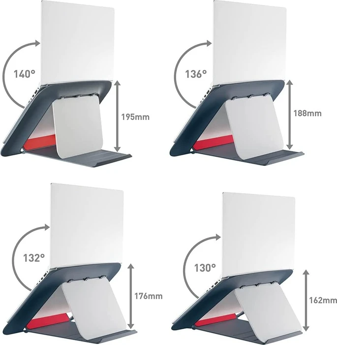 Leitz Ergo Cosy, Notebook-Stand bis 17", grau