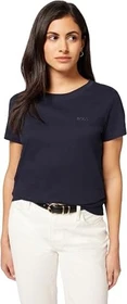 Hugo Boss Logo T-Shirt kurzarm dark blue (Damen)