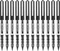 Uni-Ball Eye Micro UB-150 Tintenroller (Mine) schwarz/silber, 12er-Pack Vorschaubild