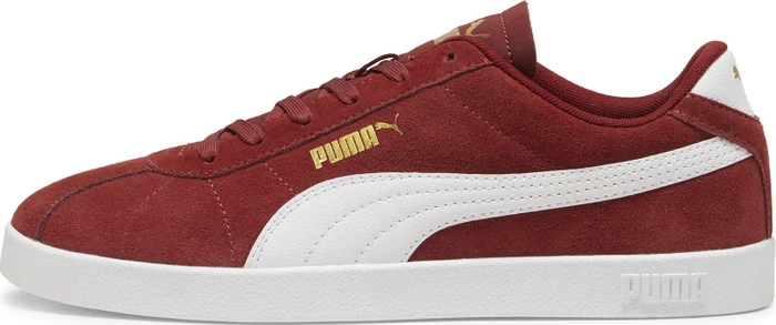 Puma Club II Suede intense red/puma white/puma gold