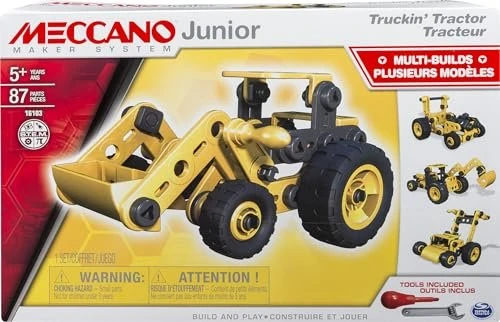 Spin Master Meccano Junior 4 Model Set Truckin' Tractor