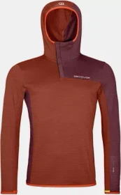 Ortovox Fleece Light Grid ZN Hoody Funktionsjacke clay orange (Herren)