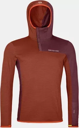 Ortovox Fleece Light Grid ZN Hoody Funktionsjacke clay orange (Herren)