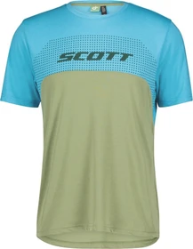 Scott Trail Flow Dri Trikot kurzarm nile blue/frost green (Herren)