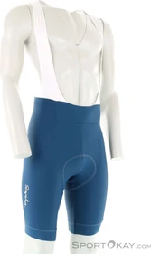 Rapha Core Bibshort Fahrradhose kurz jewelled blue/white (Herren)