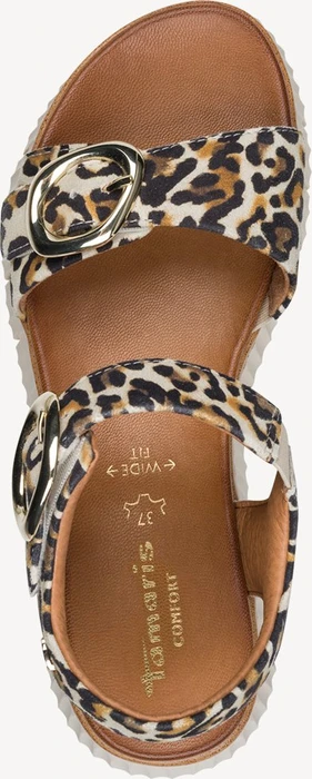 Tamaris Comfort Wide Fit beige leo (Damen)
