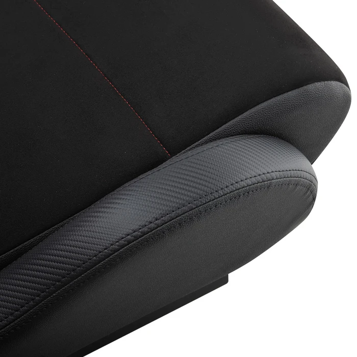 Next Level Racing ERS3 Elite Liegesitz, PU Leather & Suede Edition, schwarz