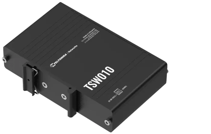 Teltonika TSW Industrial Railmount Switch, 5x RJ-45