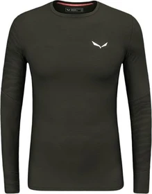 Salewa Cristallo Warm Alpine Merino Responsive Funktionsshirt langarm dark olive (Herren)