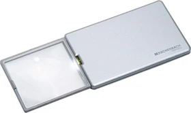 Eschenbach easyPOCKET Taschenleuchtlupe silber