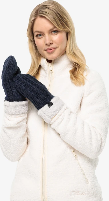 Jack Wolfskin Highloft Knit Mitten Handschuhe night blue (Damen)
