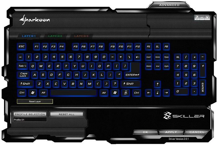 Sharkoon Skiller, USB, DE