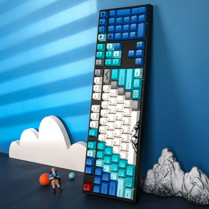 Varmilo VEA108, Summit R1, LEDs weiß, MX BROWN, USB, US