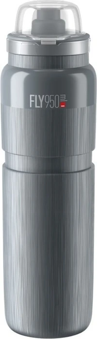 Elite Fly Tex MTB Trinkflasche 950ml grau