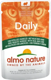 almo nature Daily Cats, Kalb und Lamm, 4.20kg (60x 70g)