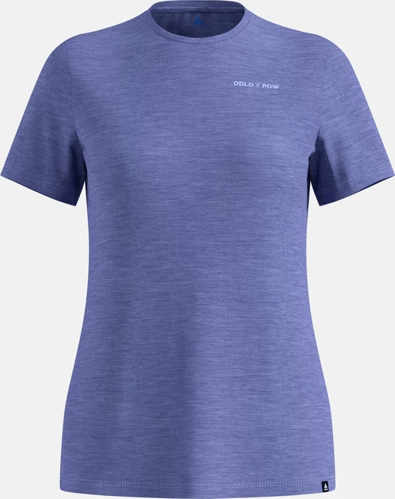 Odlo x POW Collective Voices Merinomix T-Shirt kurzarm skipper blue melange (Damen)