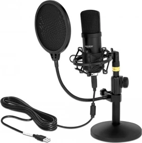 DeLOCK USB Kondensator Mikrofon Set