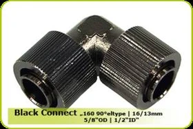 Nanoxia Black Connect 160 90 L-Type, Schlauchanschluss
