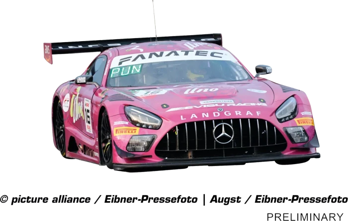 Carrera Evolution Mercedes AMG GT3 Evo Unoracing Team Landgraf, No.16 24H Spa 2024