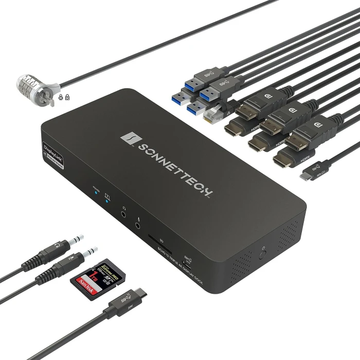 Sonnet Echo 13 Triple 4K Display Dock, Thunderbolt 3 [Buchse]