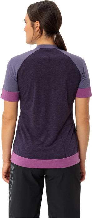Vaude Altissimo Q-Zip Trikot kurzarm eggplant (Damen)