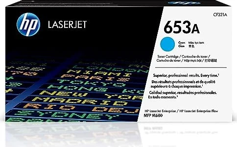 HP Toner 653A cyan
