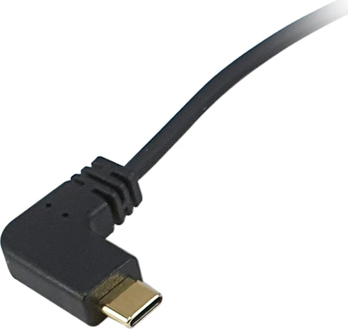 Equip USB-C Spiralkabel, USB 2.0, 60W PD, USB-C [Stecker] auf USB-C [Stecker],gewinkelt, 1m, schwarz