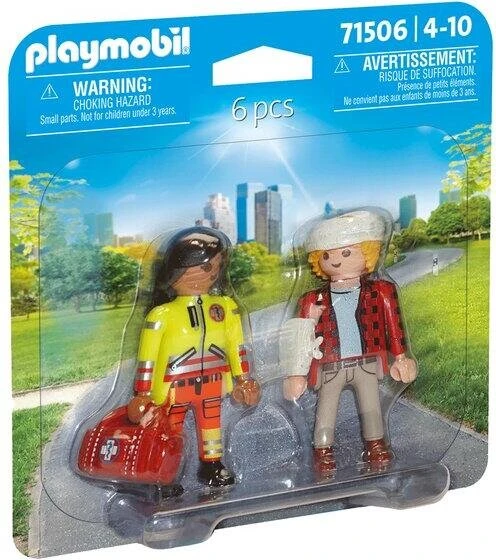 playmobil City Life Sanitäterin mit Patient