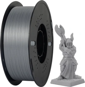 Kingroon PETG Basic, metallic silver, Spule, 1.75mm, 1.00kg