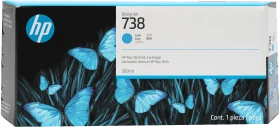 HP Tinte 738 300ml cyan