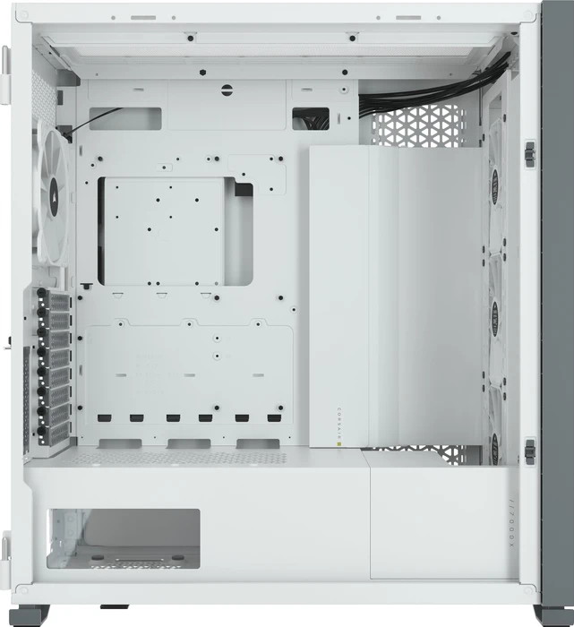 Corsair iCue 7000X RGB, weiß, Glasfenster