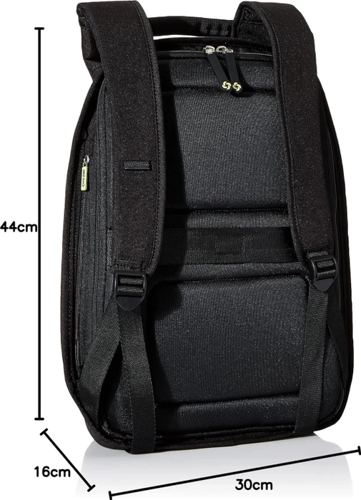 Samsonite Securipak, Backpack, 15.6" Notebook-Rucksack, 44cm, 17l, Black Steel
